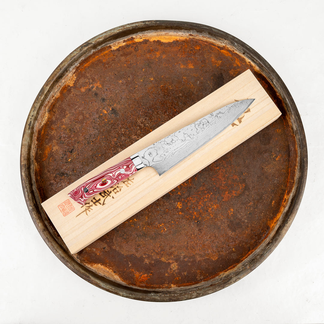 Gyuto 18 cm Takeshi Saji Red Turquoise R2