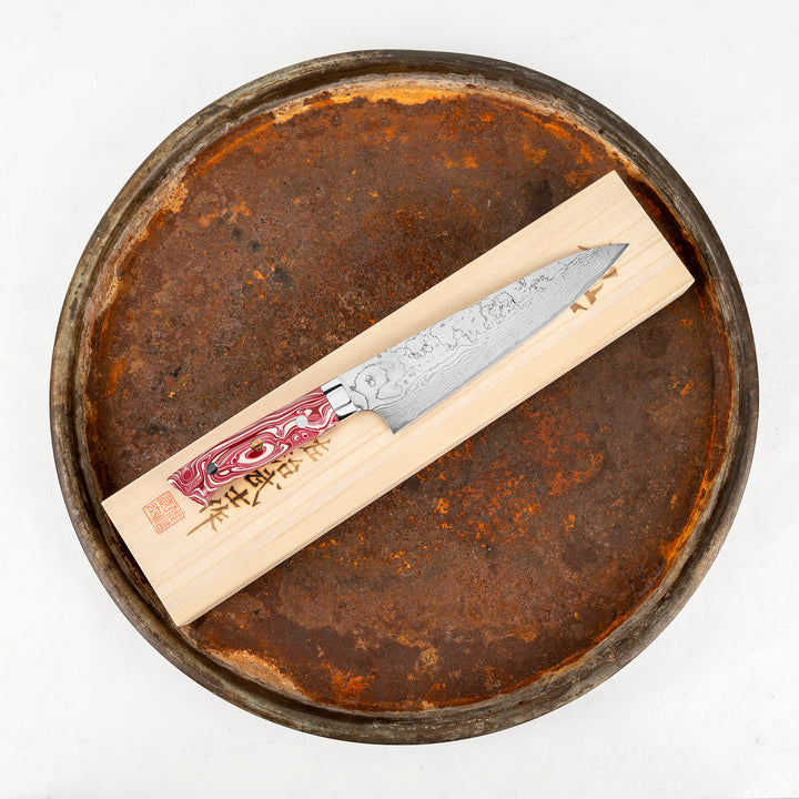 Gyuto 18 cm Takeshi Saji Red Turquoise R2