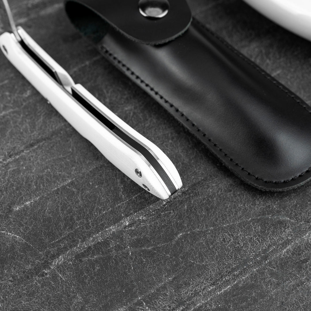 Folding Fork Takeshi Saji Black Damascus Micarta SG2