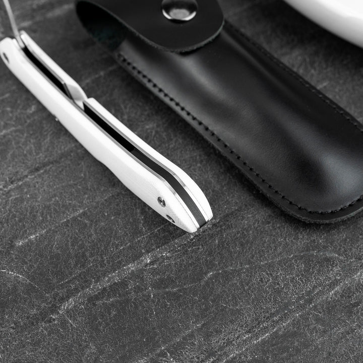Folding Fork Takeshi Saji Black Damascus Micarta SG2