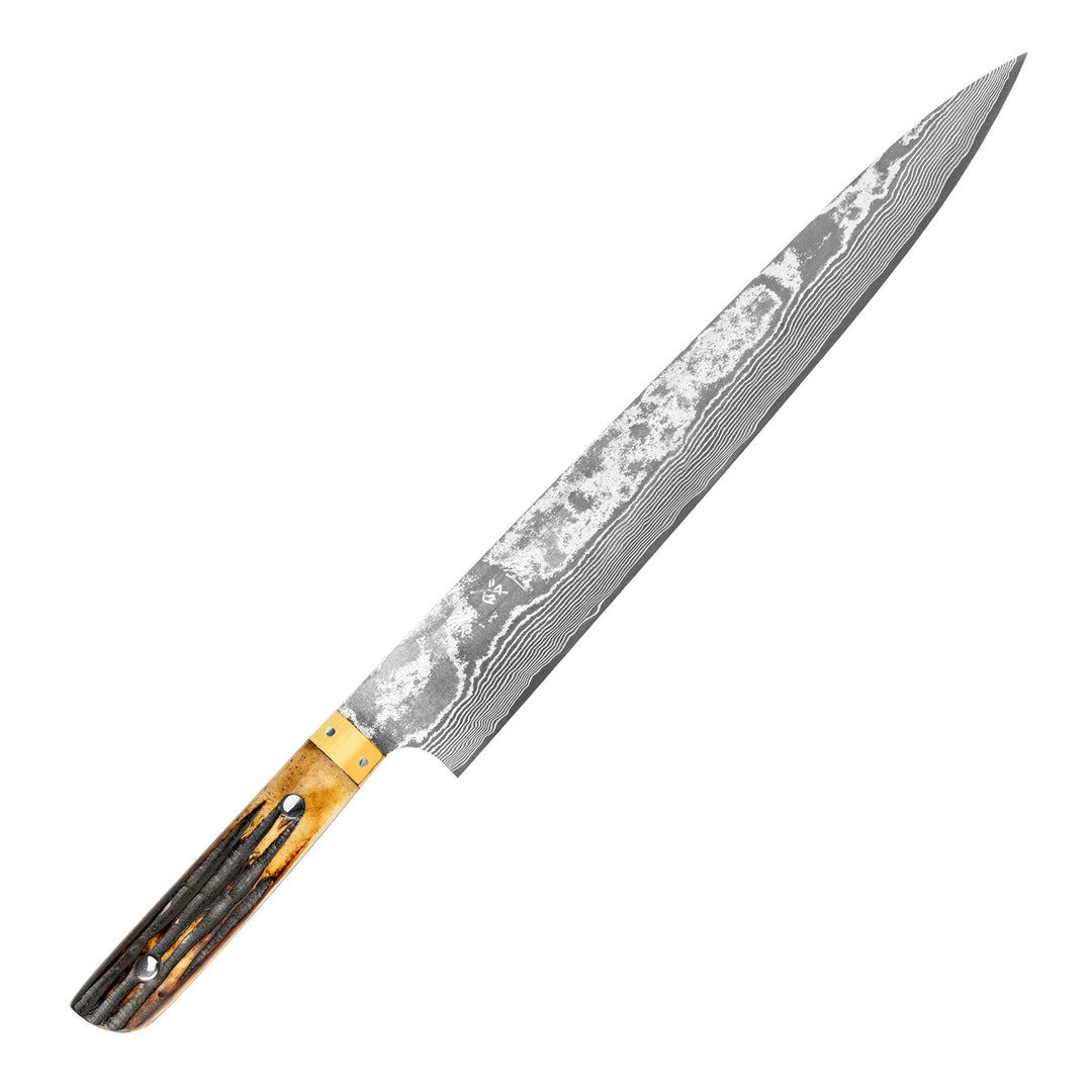 Sujihiki 27 cm Takeshi Saji YBB Damascus VG-10