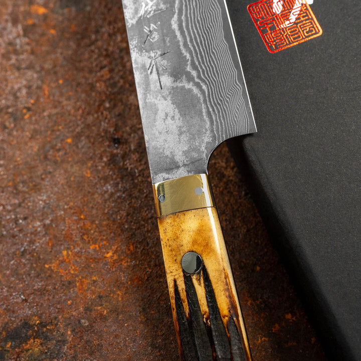 Sujihiki 27 cm Takeshi Saji YBB Damascus VG-10