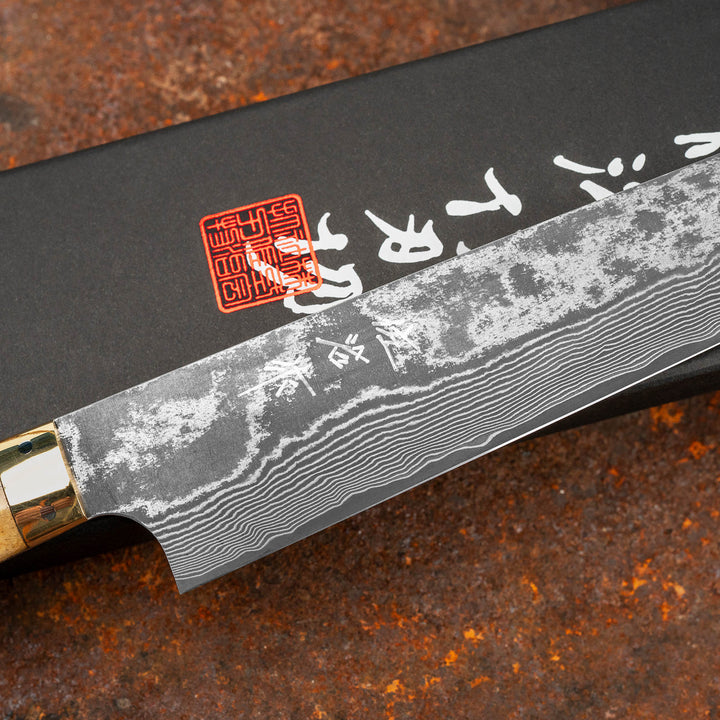Sujihiki 27 cm Takeshi Saji YBB Damascus VG-10