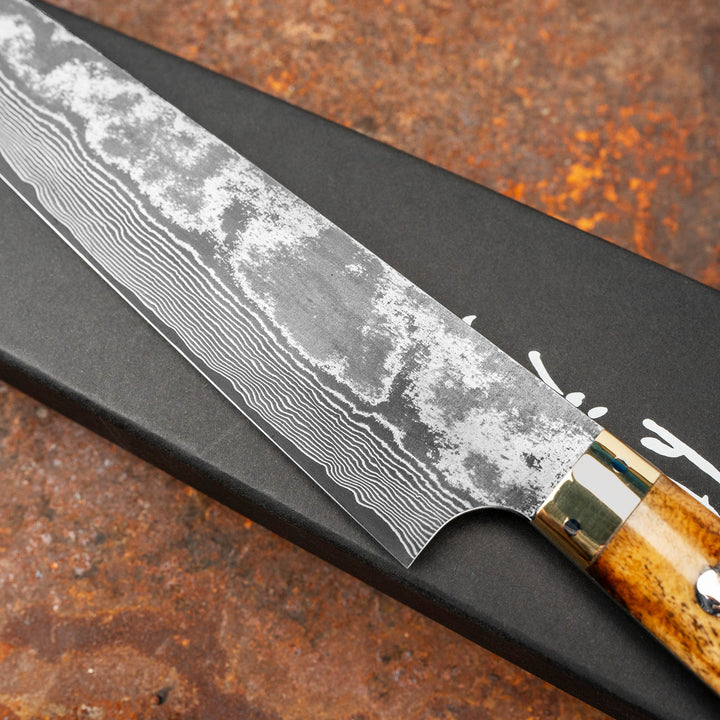 Sujihiki 27 cm Takeshi Saji YBB Damascus VG-10