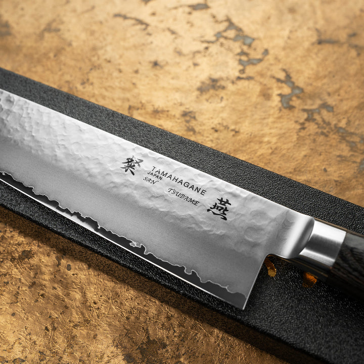 Nakiri 15,5 cm Tamahagane Tsubame Black VG-5