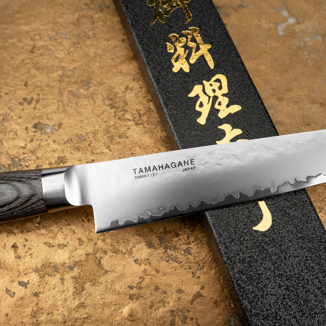 Sujihiki 21 cm Tamahagane Tsubame Black VG-5