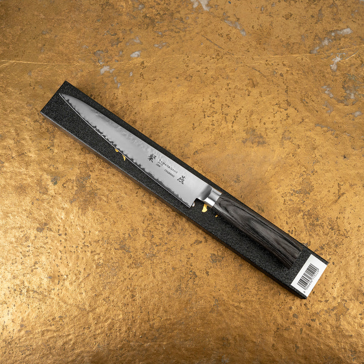 Sujihiki 21 cm Tamahagane Tsubame Black VG-5