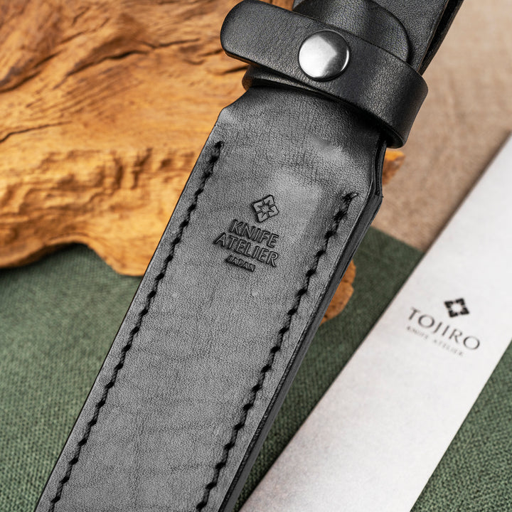 Hunting Knife 11 cm Tojiro Atelier Kugami Damascus VG-10 + Saya