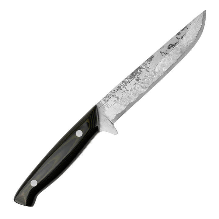 Hunting Knife 14 cm Tojiro Atelier Sado Damascus VG-10 + Saya