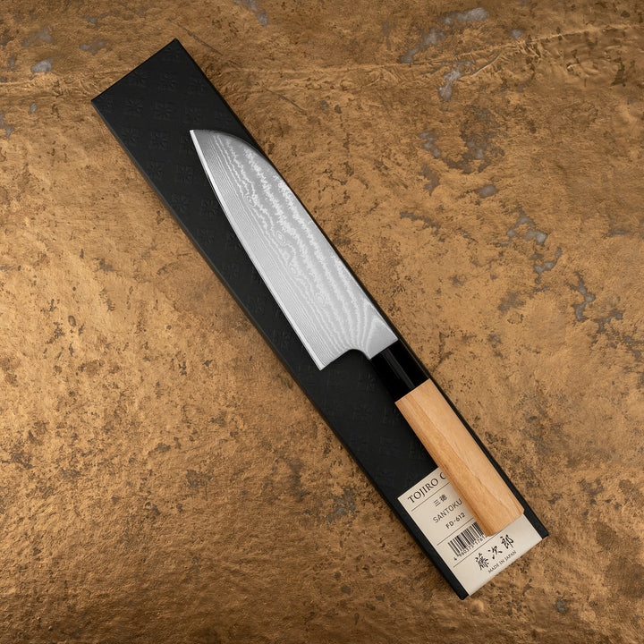 Santoku 16,5 cm Tojiro Ouran Damascus VG-10
