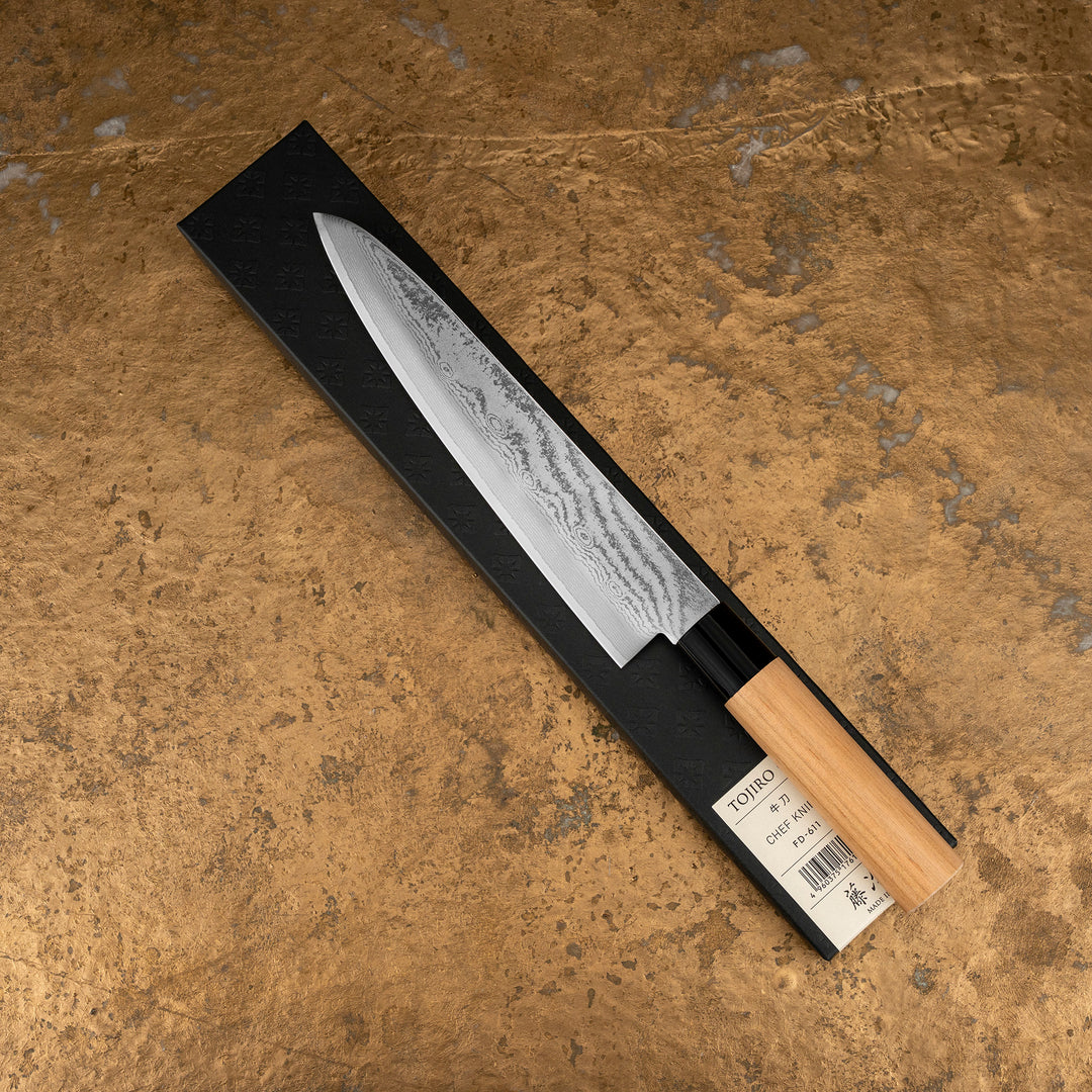 Gyuto 21 cm Tojiro Ouran Damascus VG-10