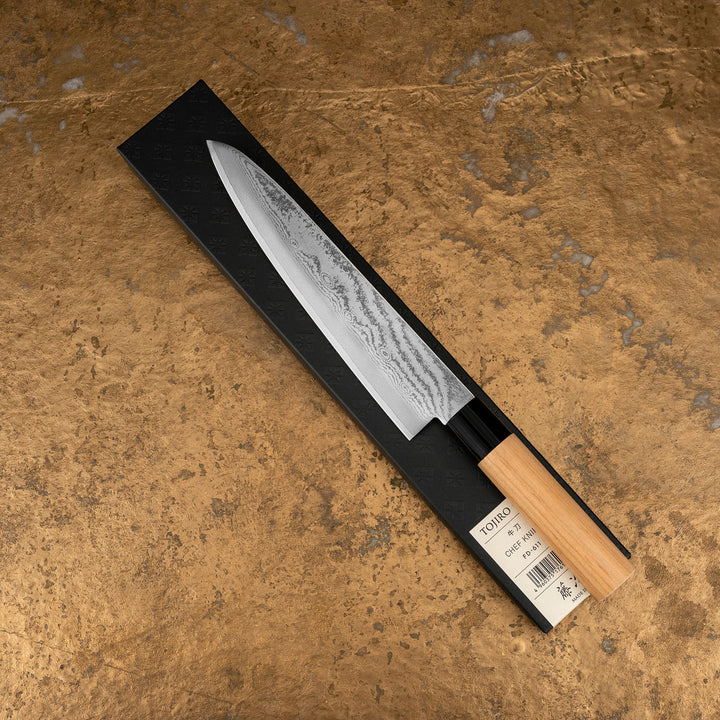 Gyuto 21 cm Tojiro Ouran Damascus VG-10