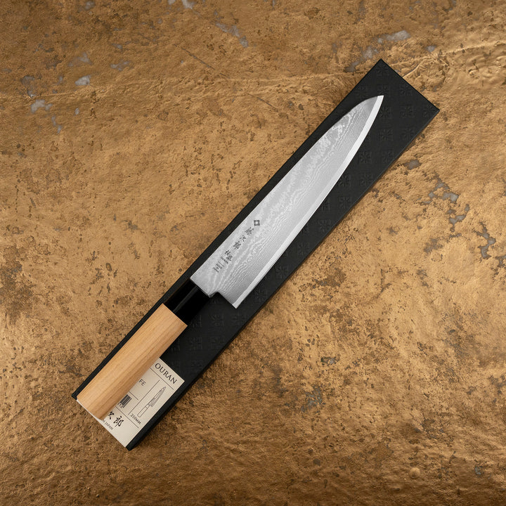 Gyuto 21 cm Tojiro Ouran Damascus VG-10
