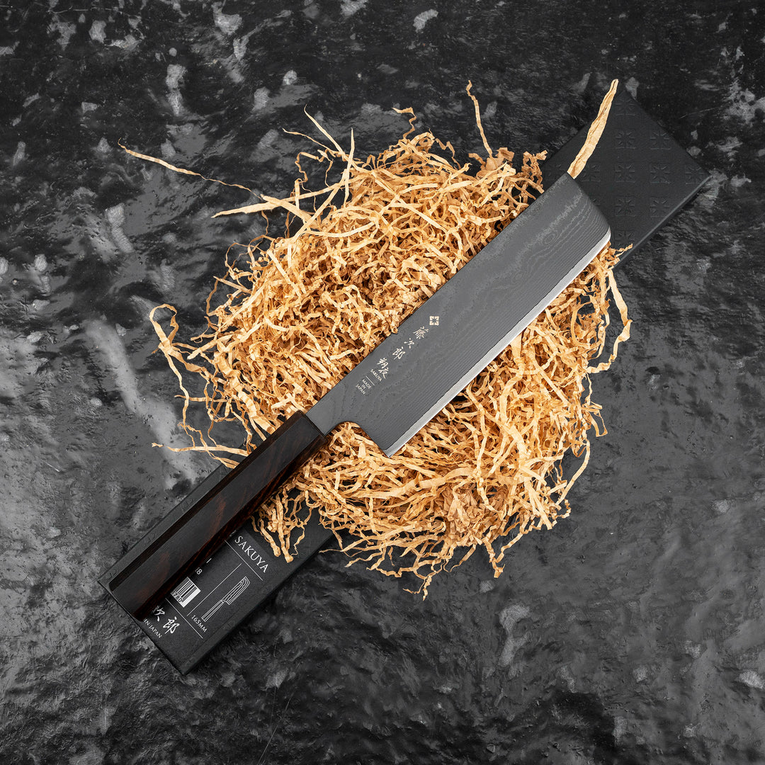 Nakiri 16,5 cm Tojiro Sakuya Black Damascus VG-10