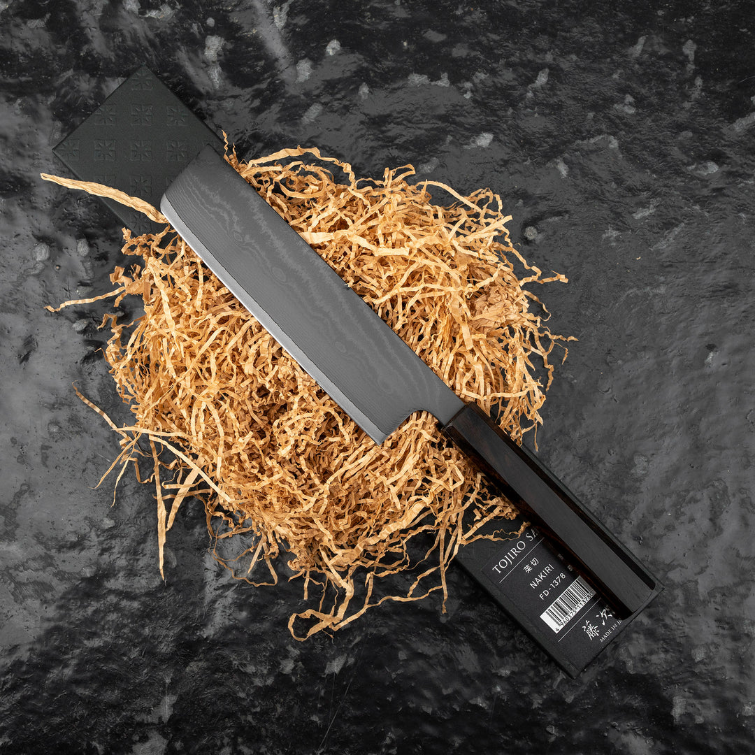 Nakiri 16,5 cm Tojiro Sakuya Black Damascus VG-10