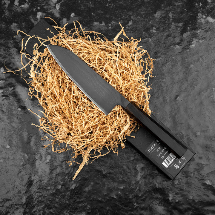Santoku 16,5 cm Tojiro Sakuya Black Damascus VG-10