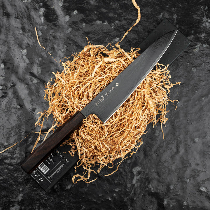 Gyuto 21 cm Tojiro Sakuya Black Damascus VG-10