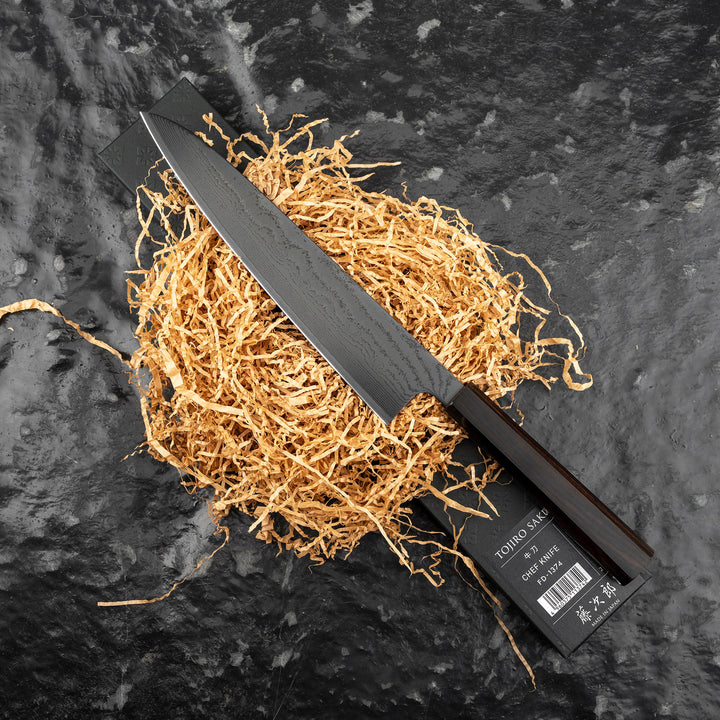 Gyuto 21 cm Tojiro Sakuya Black Damascus VG-10
