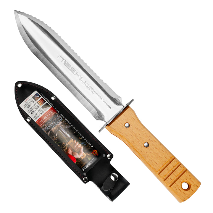 Hori Hori Garden Knife with a 17 cm Serrated Blade Tomita Nisaku