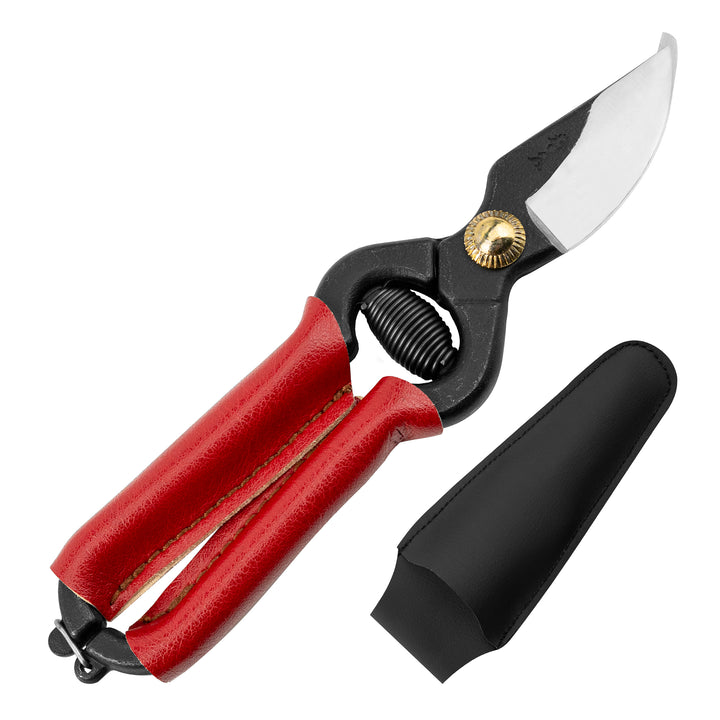 Japanese Red Carbon Mini Pruning Shears 14 cm Toyama Hamono