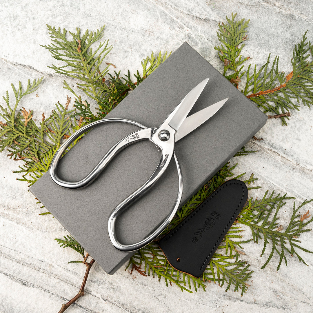 Japanese “Okubo” Stainless Steel Garden Shears, 21 cm Toyama Hamono