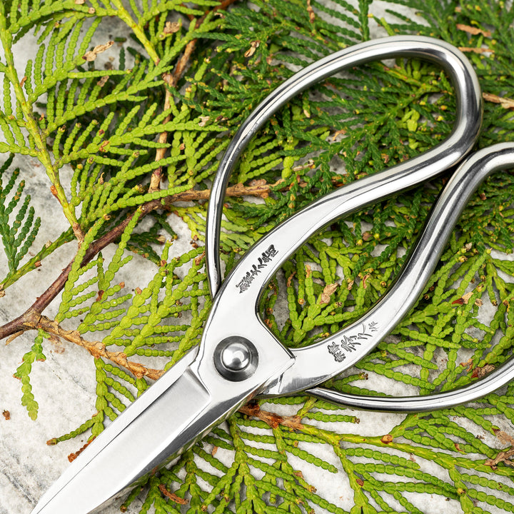 Japanese “Okubo” Stainless Steel Garden Shears, 21 cm Toyama Hamono