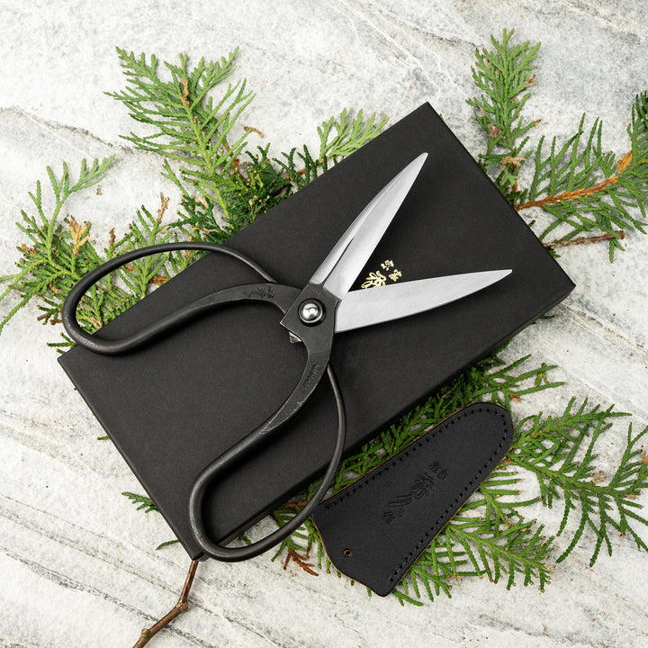 Japanese Carbon “Okubo” Bonsai and Garden Shears 22 cm Toyama Hamono