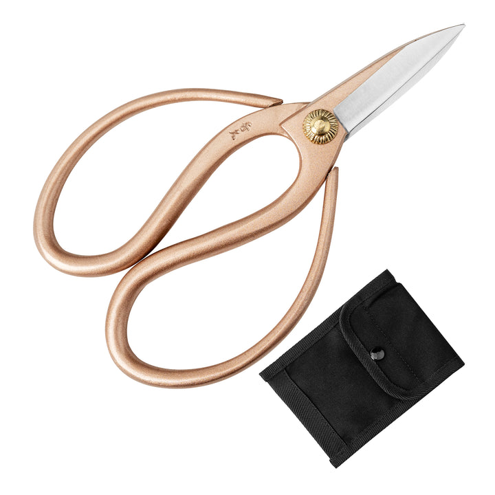 “Okubo” Gold 14 cm Mini Carbon Garden Shears Toyama Hamono