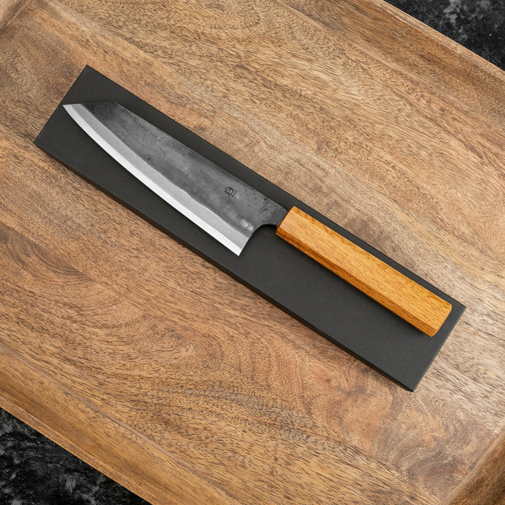 Bunka 17 cm Tsukasa Tokaji Kurouchi Shirogami#1/Iron