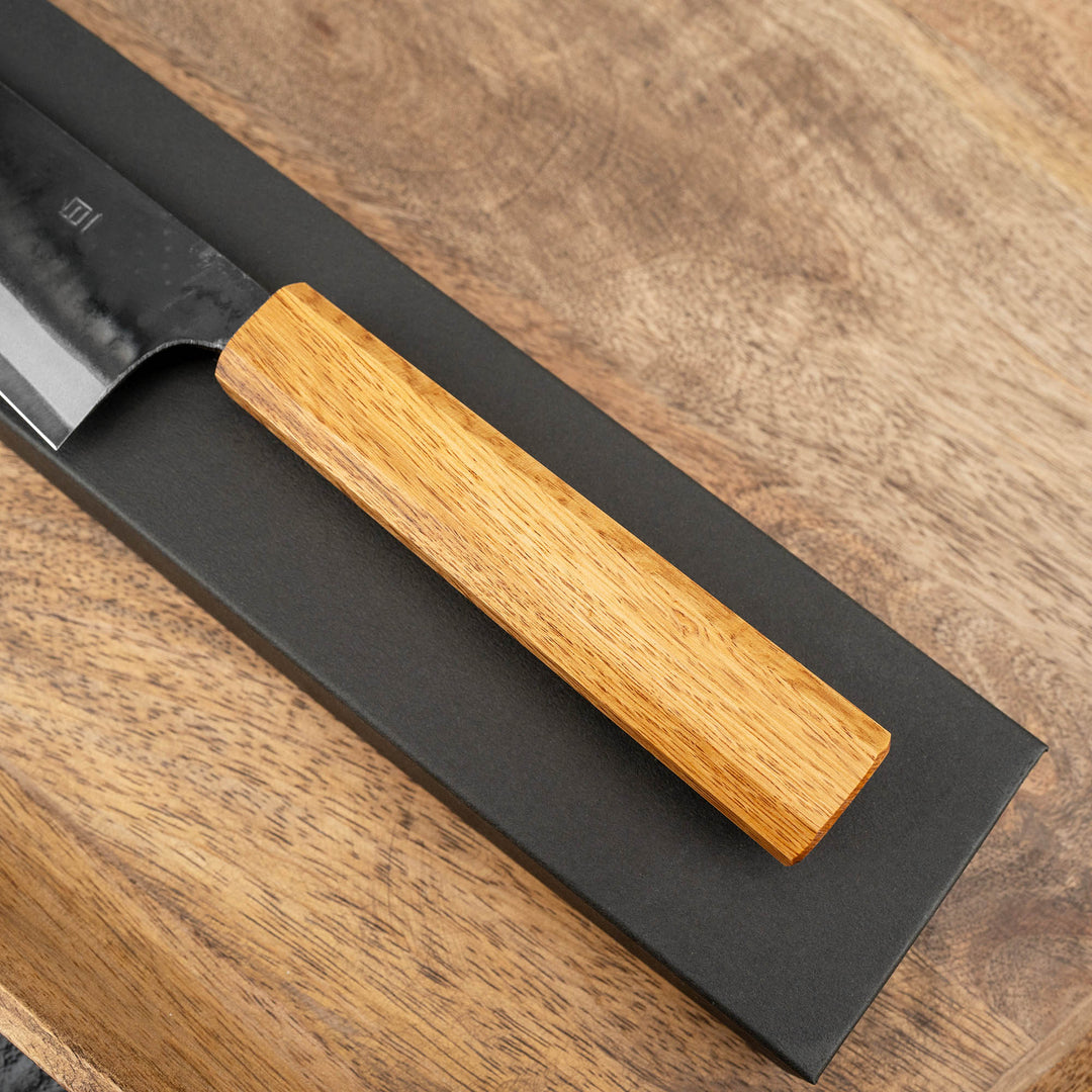 Bunka 17 cm Tsukasa Tokaji Kurouchi Shirogami#1/Iron