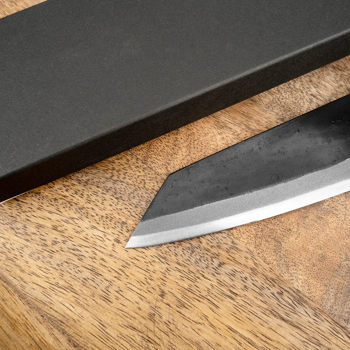 Bunka 17 cm Tsukasa Tokaji Kurouchi Shirogami#1/Iron