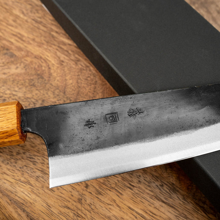 Bunka 17 cm Tsukasa Tokaji Kurouchi Shirogami#1/Iron