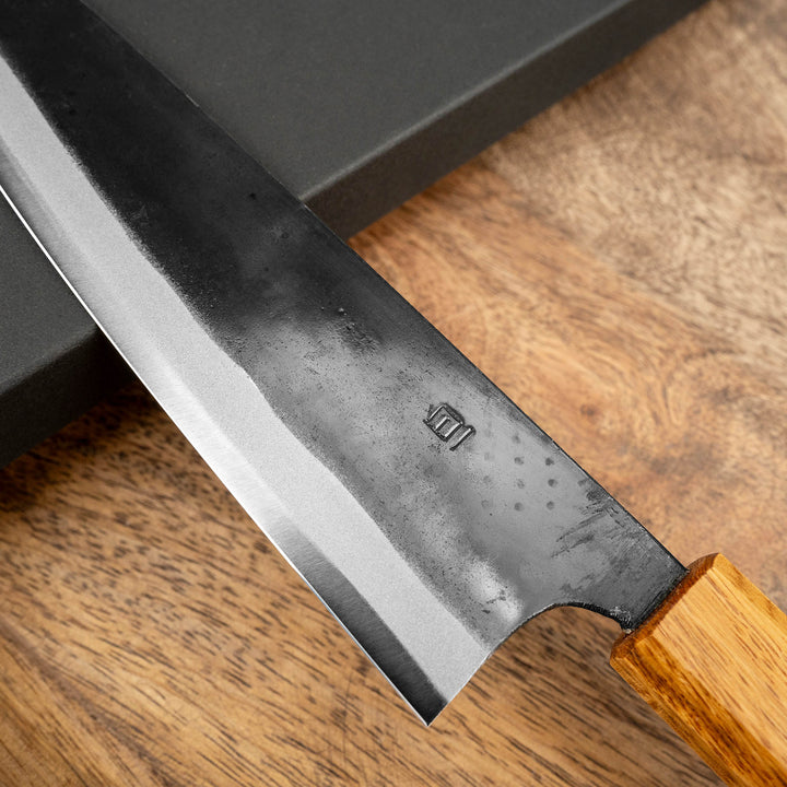 Bunka 17 cm Tsukasa Tokaji Kurouchi Shirogami#1/Iron