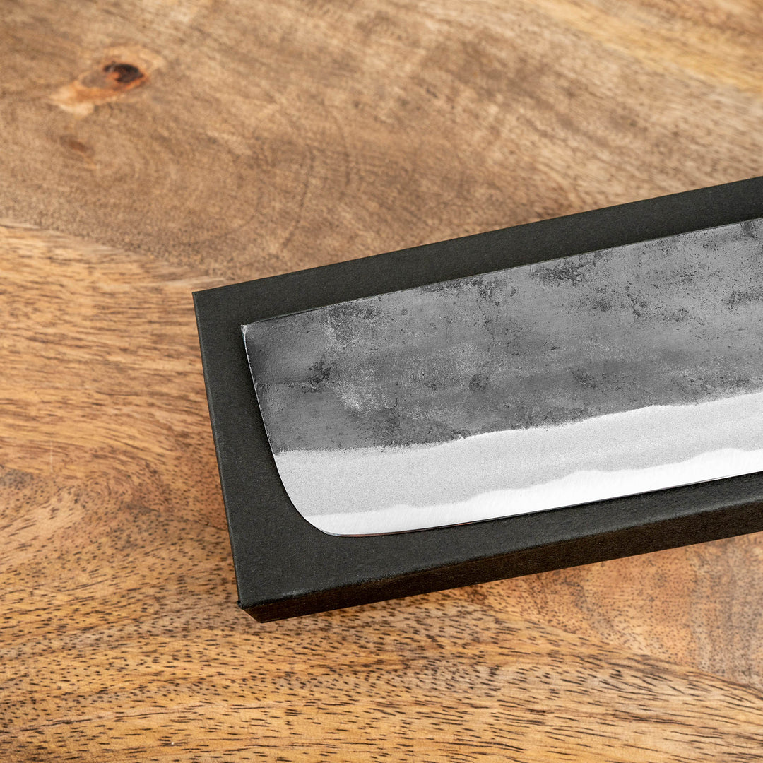 Nakiri 16,5 cm Tsukasa Tokaji Kurouchi Shirogami#1/Iron