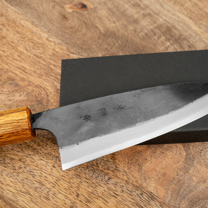 Gyuto 15 cm Tsukasa Tokaji Kurouchi Shirogami#1/Iron