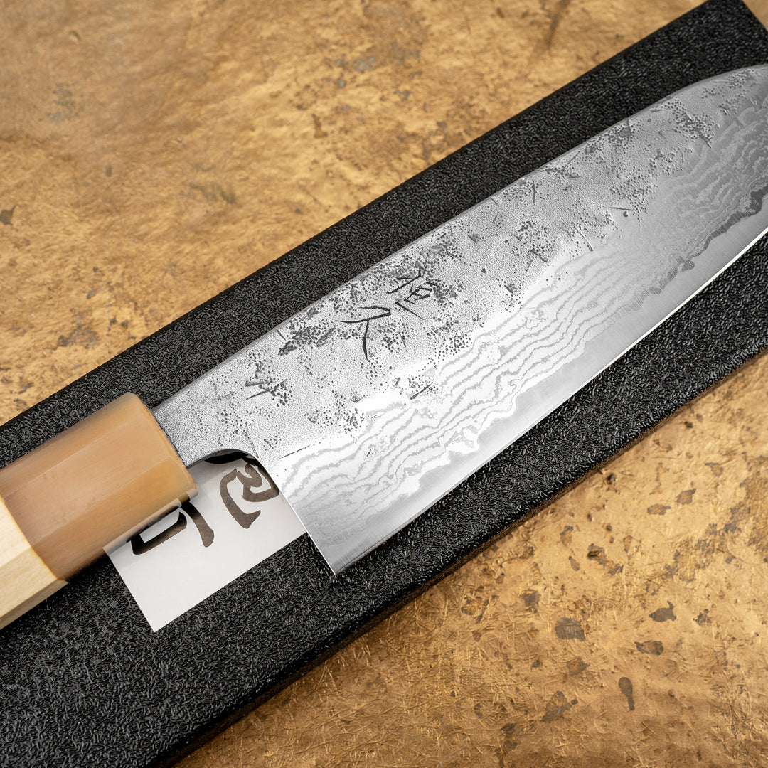 Santoku 16,5 cm Tsunehisa Washiji Damascus SW