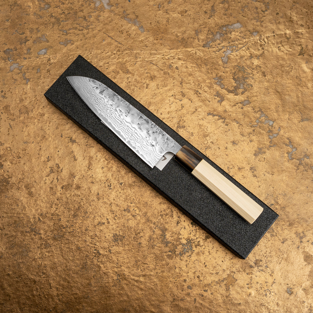 Santoku 16,5 cm Tsunehisa Washiji Damascus SW