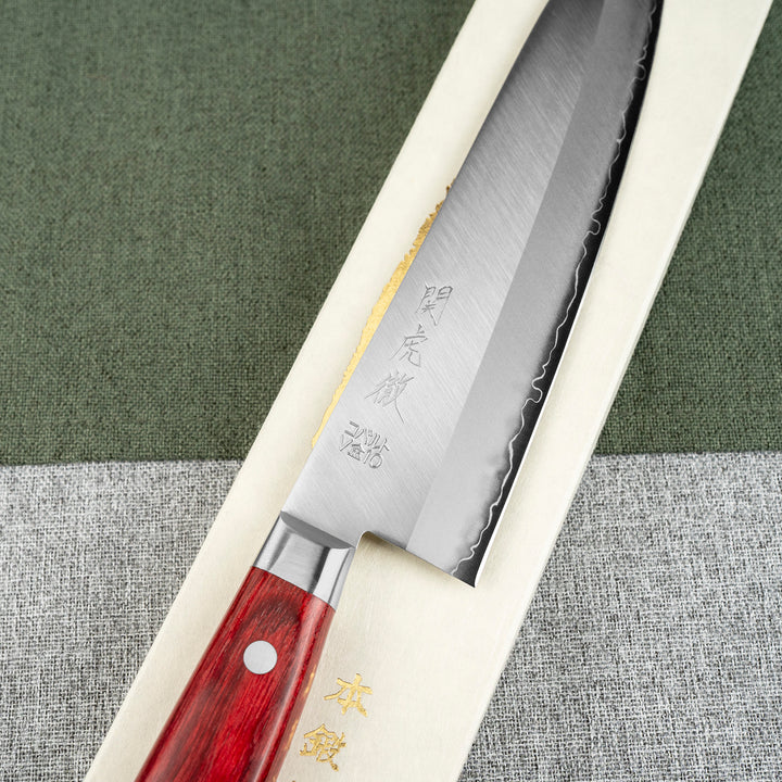 Gyuto 20 cm Yasuda Kotetsu Red VG-10