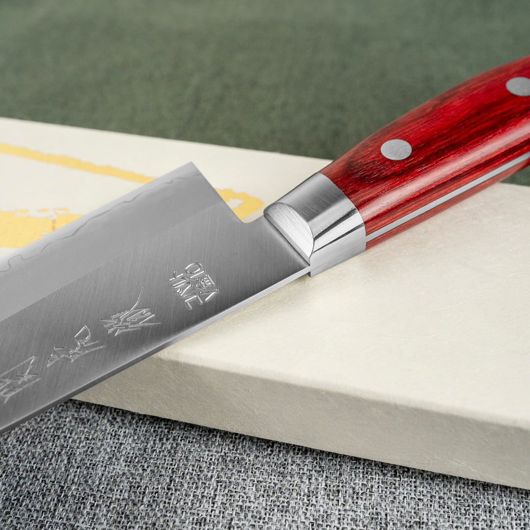 Gyuto 20 cm Yasuda Kotetsu Red VG-10