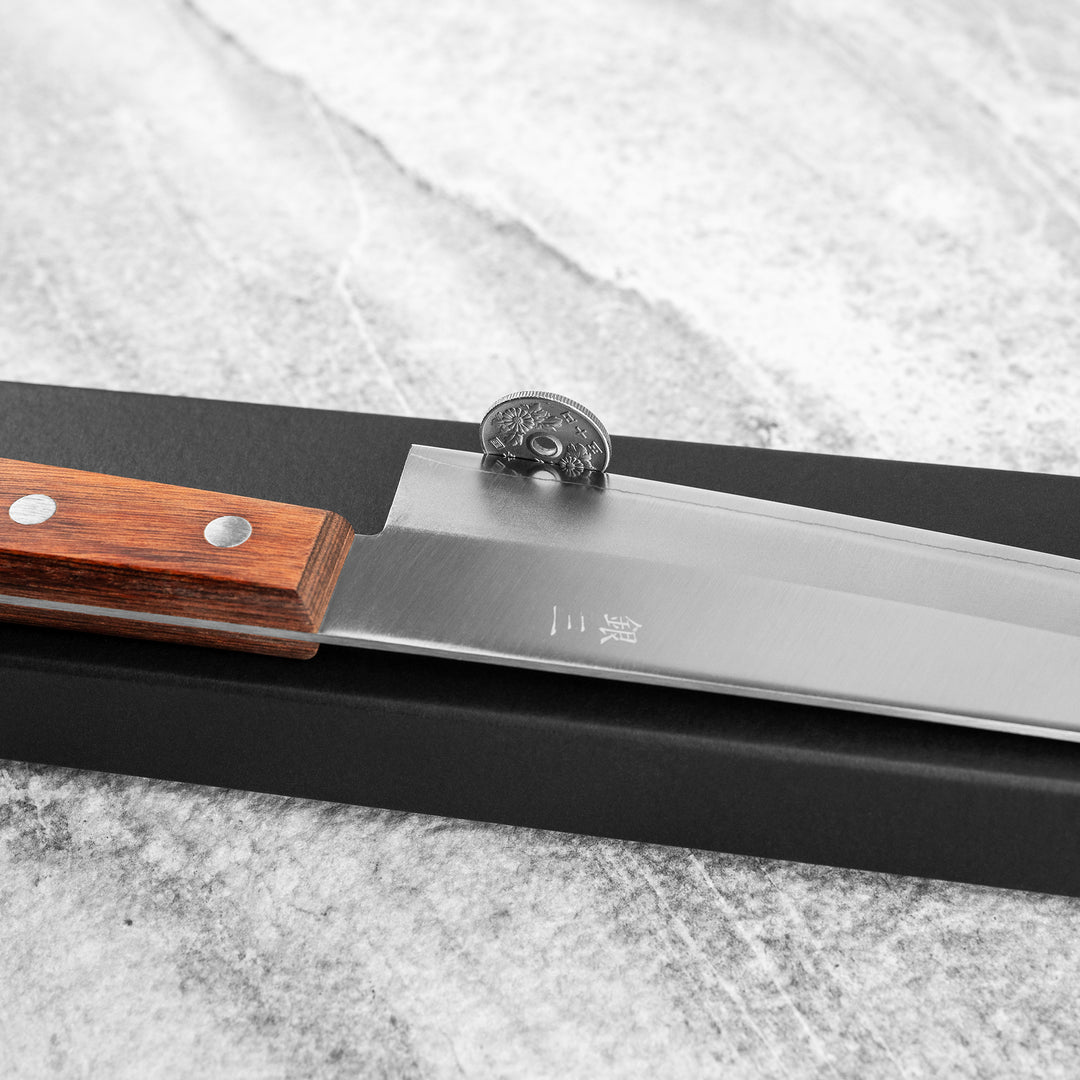 Santoku 16,5 cm Yoshida Hamono Gingami No.3