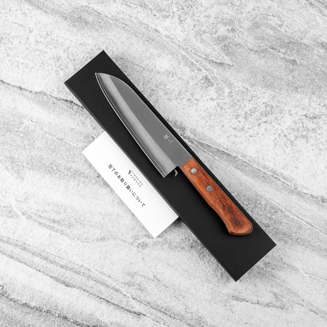 Santoku 16,5 cm Yoshida Hamono Gingami No.3