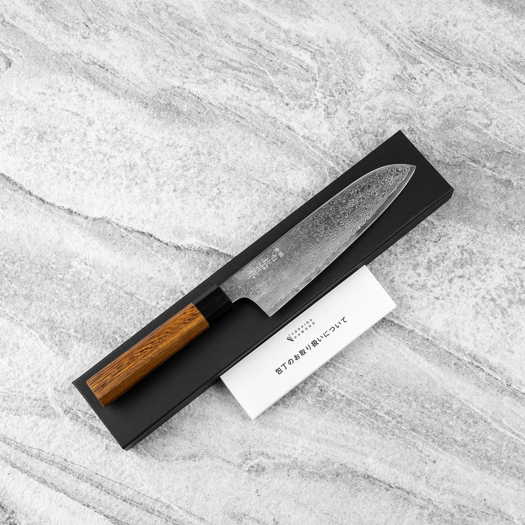 Santoku 18 cm Yoshida Hamono Damascus ZA-18