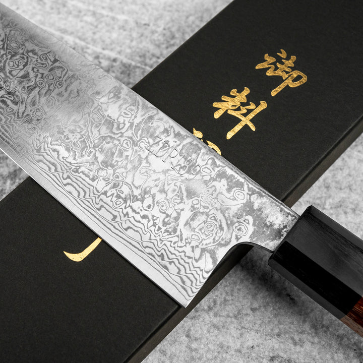 Santoku 18 cm Yoshida Hamono Damascus ZDP-189