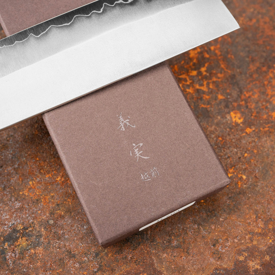 Nakiri 16 cm Yoshimi Kato Nashiji Ginsan/SS