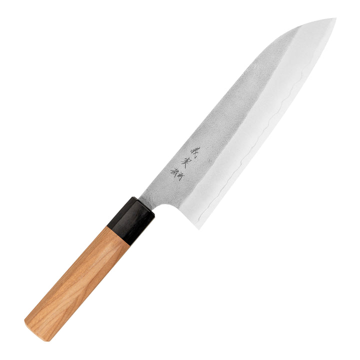 Santoku 17 cm Yoshimi Kato Nashiji Ginsan/SS