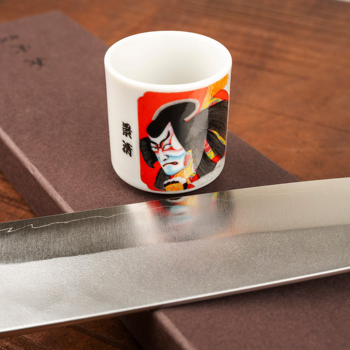 Santoku 17 cm Yoshimi Kato Nashiji Ginsan/SS