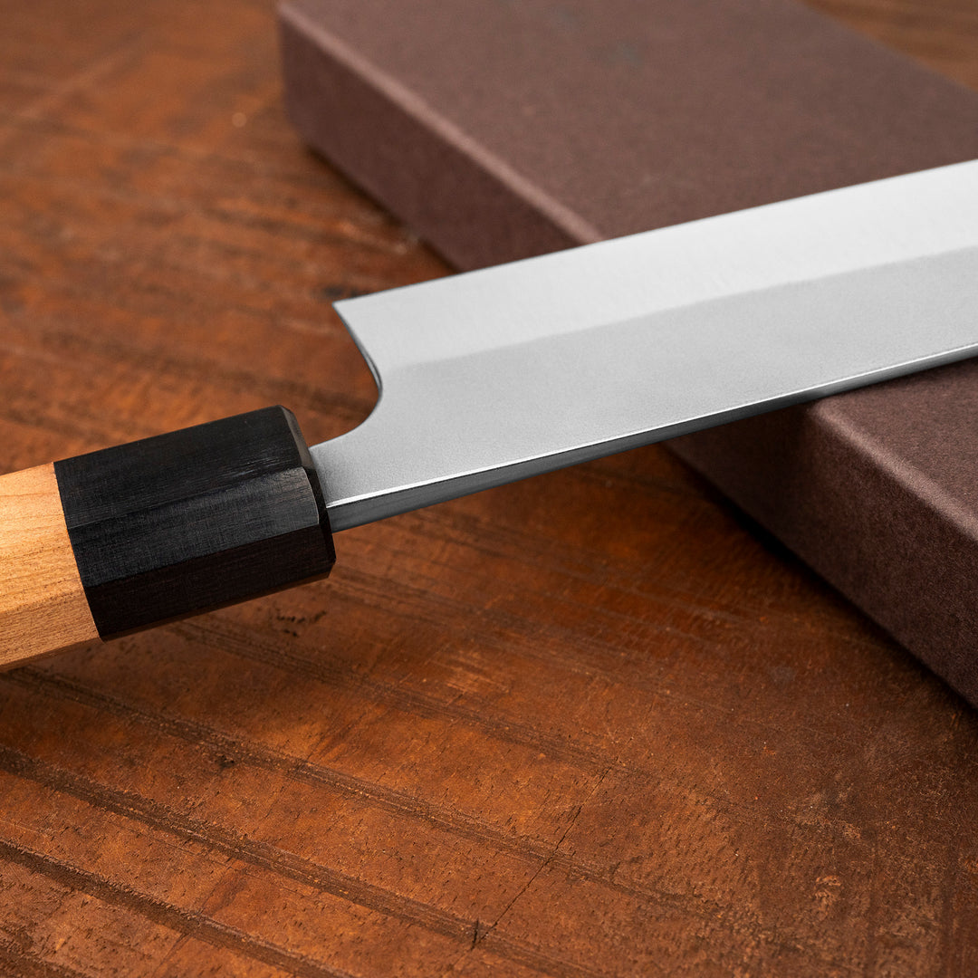 Santoku 17 cm Yoshimi Kato Nashiji Ginsan/SS