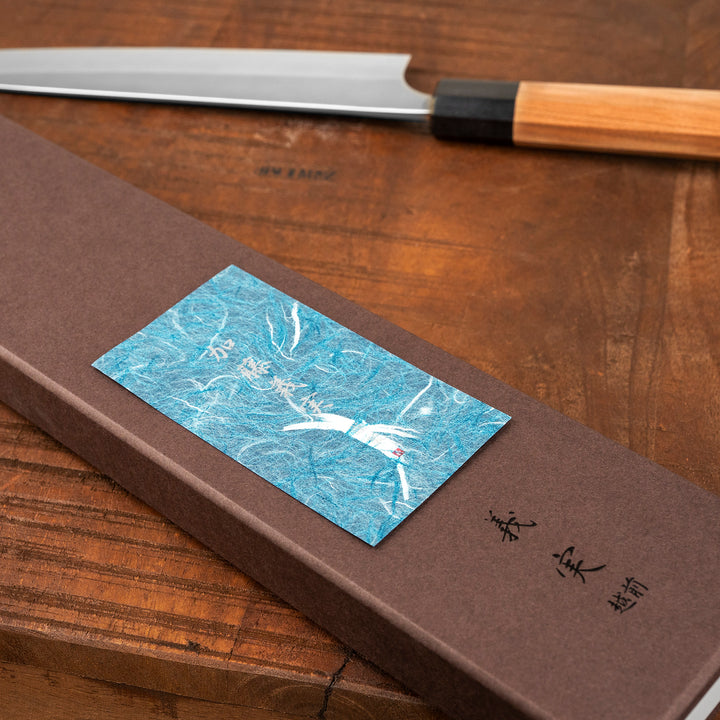 Santoku 17 cm Yoshimi Kato Nashiji Ginsan/SS