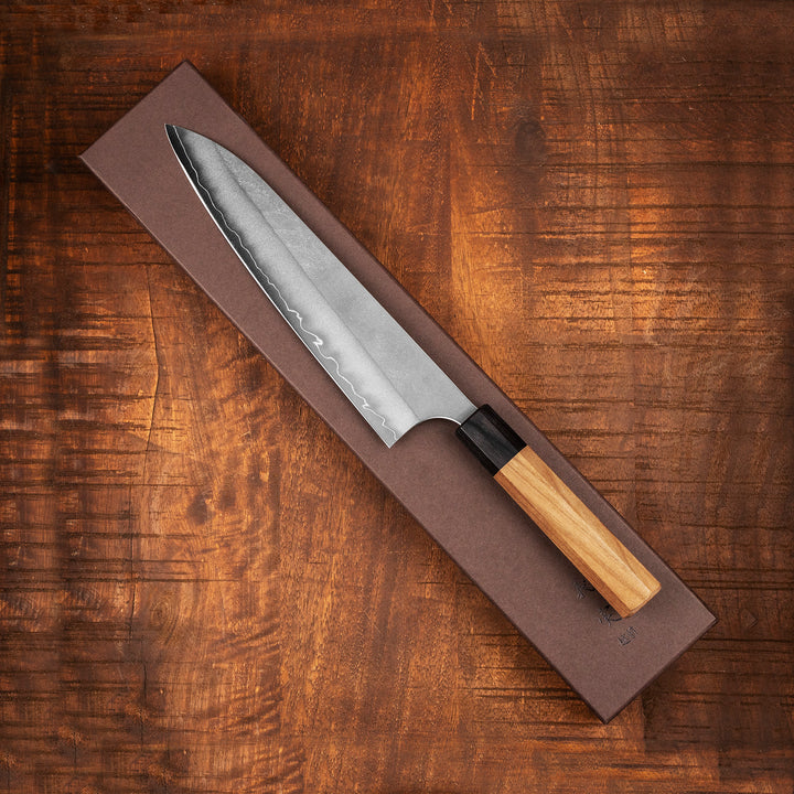 Gyuto 21 cm Yoshimi Kato Nashiji Ginsan/SS