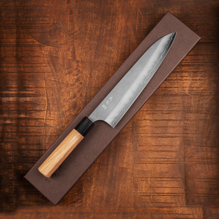 Gyuto 21 cm Yoshimi Kato Nashiji Ginsan/SS